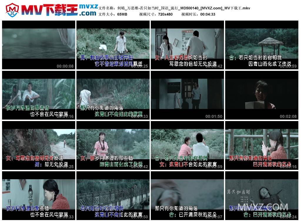 何晴_万思维-若只如当时_国语_流行_MD500140